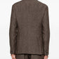 Emporio Armani Linen single-breasted blazer jacket