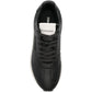 Emporio Armani Leather sneakers with thermoformed details