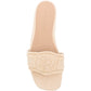EMPORIO ARMANI EXCLUSIVE Woven raffia sandals