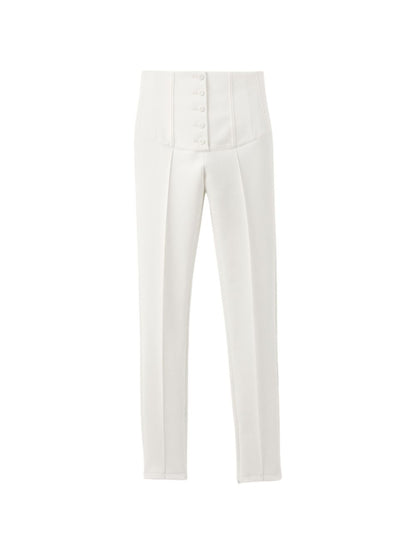 JACQUEMUS Trousers WHITE