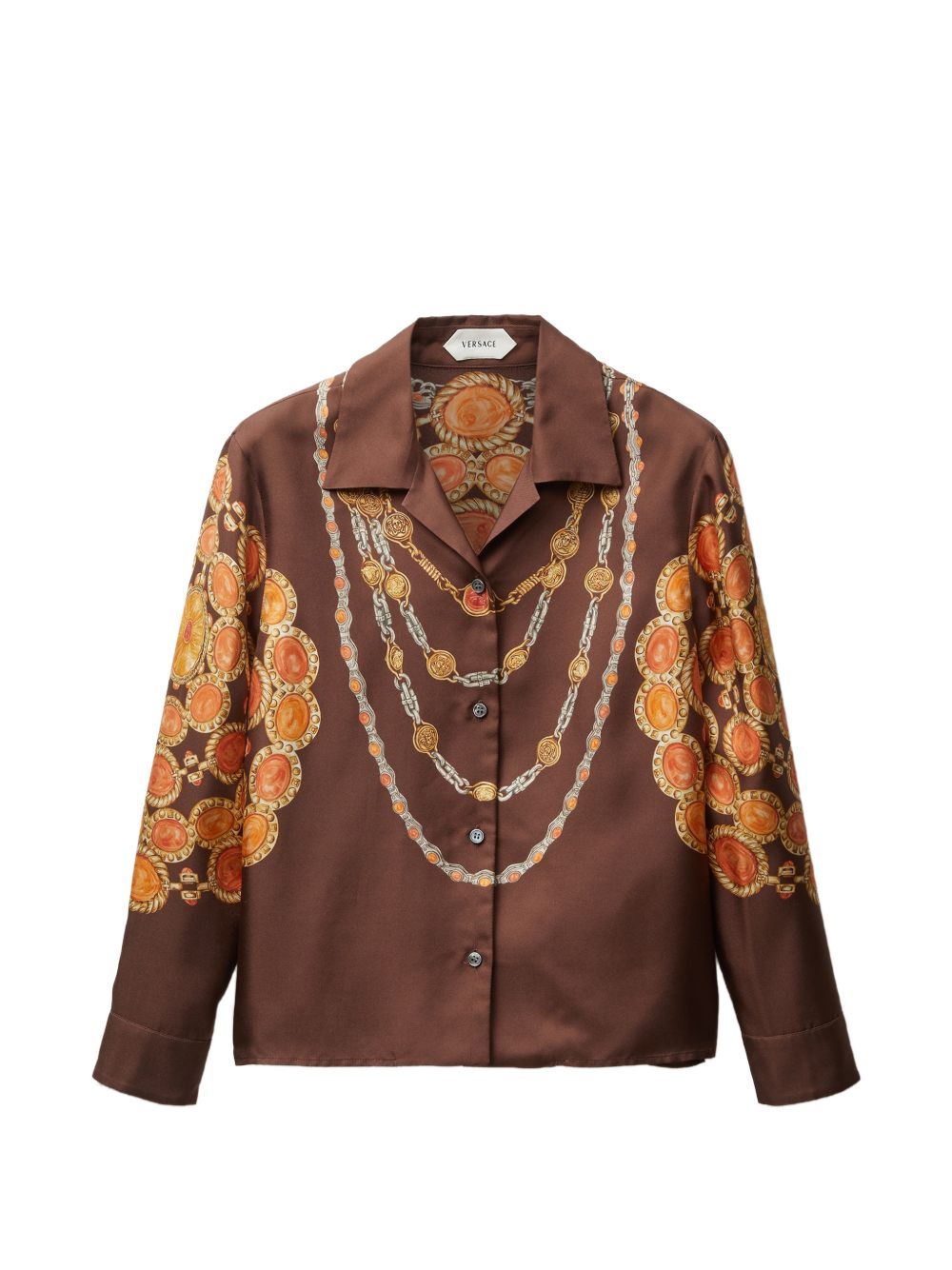 Versace Shirts Brown