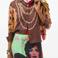 Versace Shirts Brown
