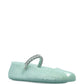 JIMMY CHOO Flat shoes GREEN