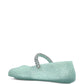JIMMY CHOO Flat shoes GREEN