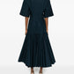 Jacquemus V-neck button fastening La Robe Moisson midi dress