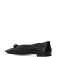 JIMMY CHOO Flat shoes BLACK