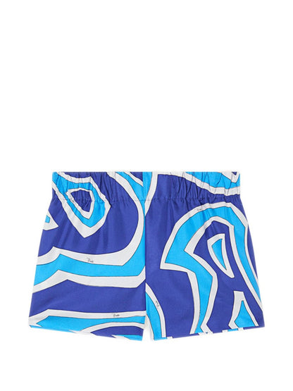 Pucci Shorts Clear Blue