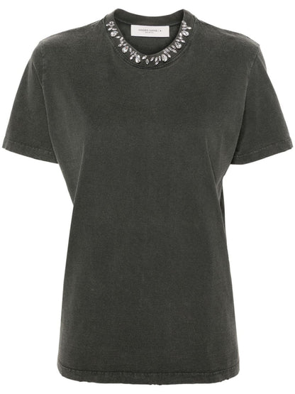 GOLDEN GOOSE T-shirts and Polos DARK GREY