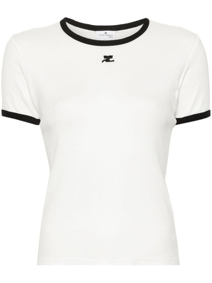 COURREGES PRE T-shirts and Polos WHITE