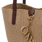 Chloé Charms rafia basket bag