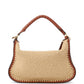 Chloé Marcie small rafia shoulder bag