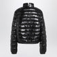 Moncler X Edward Enninful Black shiny nylon down jacket