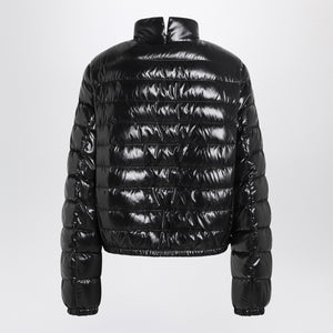 Moncler X Edward Enninful Black shiny nylon down jacket