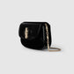 Gucci Bamboo Night Small Patent Leather Bag Black
