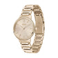 Hugo Boss Womens 1502540 Signature Rose Gold Tone Stainless Steel Watch