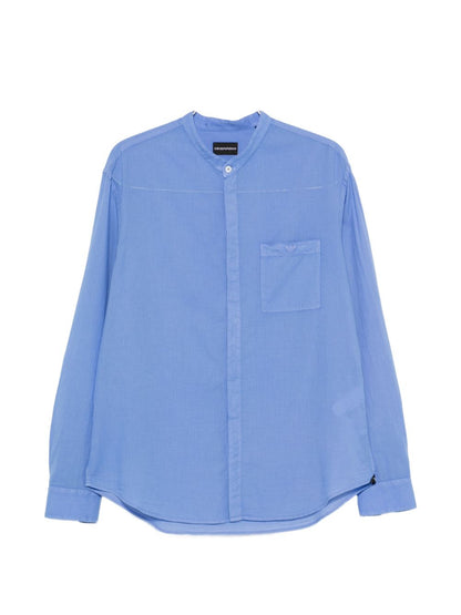 Emporio Armani Shirts LIGHT BLUE