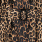 Saint Laurent Coats LEOPARD PRINT