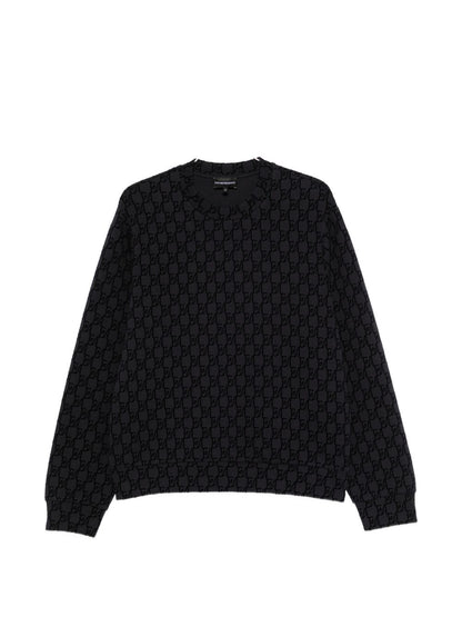 Emporio Armani Sweaters NAVY