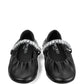 JIMMY CHOO Flat shoes BLACK