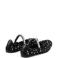 JIMMY CHOO Flat shoes BLACK