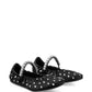 JIMMY CHOO Flat shoes BLACK