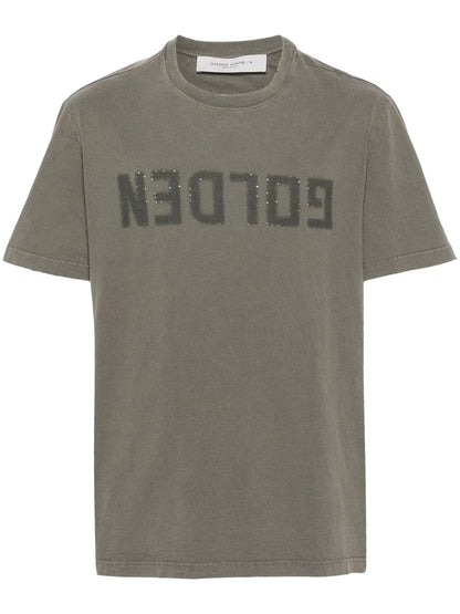 GOLDEN GOOSE T-shirts and Polos GREEN