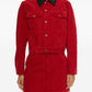 Versace Coats RED