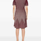 Emporio Armani Striped Midi Dress