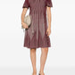Emporio Armani Striped Midi Dress