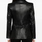 Emporio Armani Leather Blazer Jacket
