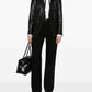 Emporio Armani Leather Blazer Jacket