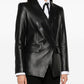 Emporio Armani Leather Blazer Jacket