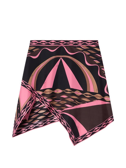 Pucci Printed silk skirt