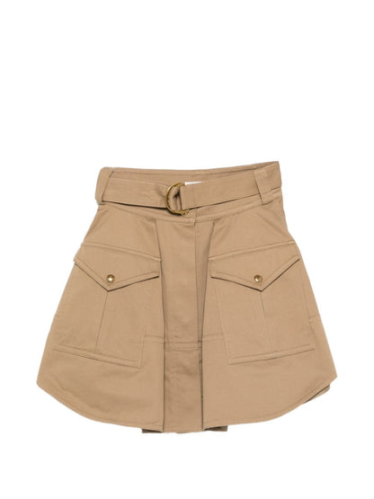 Zimmermann Clash cotton mini skirt