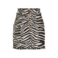 Balmain Lurex Zebra Skirt