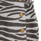 Balmain Lurex Zebra Skirt