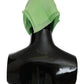 Versace Apple Green Linen Square Foulard Head Wrap Scarf