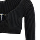 Jacquemus Le Maille Pralu Cropped Cardigan