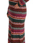 Missoni Multicolor Stripe Wool Knitted Maxi Sheath Dress