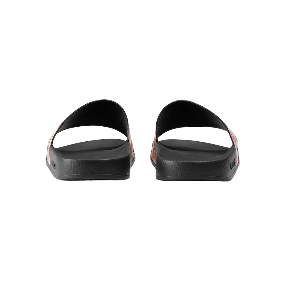 Black slides with red accents on a light gray background