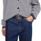 Gucci GG Marmont Reversible Belt Beige and Dark Brown & Black