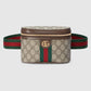 Gucci GG Ophidia Belt Bag Beige and Brown