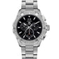 Tag Heuer Aquaracer Quartz Chronograph Black Dial Silver Steel Strap Watch For Men Cay1110 Ba0927