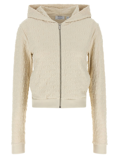 Off White Terry Off Sweatshirt