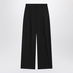 Moncler X Edward Enninful Black wool-blend trousers
