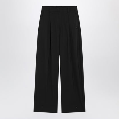 Moncler X Edward Enninful Black wool-blend trousers