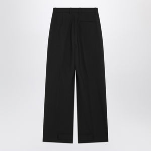 Moncler X Edward Enninful Black wool-blend trousers