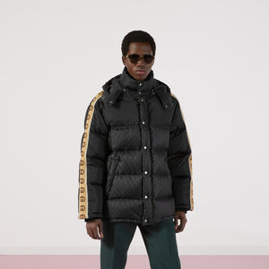 Gucci GG Jacquard Nylon Quilted Coat