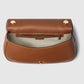 Gucci Blondie Large Top Handle Beige Cotton Linen Canvas Bag Brown