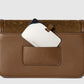 Gucci Go Small Shoulder Suede Bag Brown